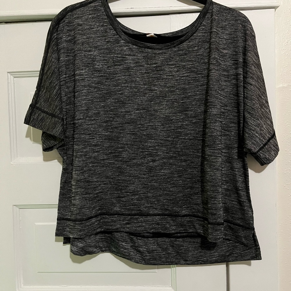 Grey crop top